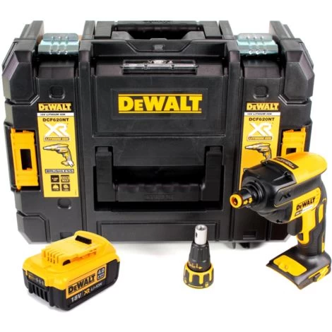 DeWalt DCF 620 18 V Brushless Visseuse Plaque De Plâtre Sans Fil En Coffret TSTAK II + 1x Batterie DCB 182 4,0 Ah Sans Chargeur 4 DeWalt DCF 620 18 V Brushless Visseuse Plaque De Plâtre Sans Fil En Coffret TSTAK II + 1x Batterie DCB 182 4,0 Ah Sans Chargeur – Image 2