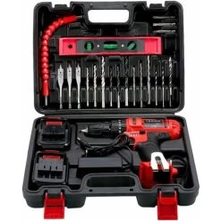 Perceuse Visseuse A Percussion Sans Fil TEENO PSR 21V ,Deux 1.5A Batteries Visseuse Devisseuse Sans Fil,20 Accessoires,gants Professionnels 9 Perceuse Visseuse A Percussion Sans Fil TEENO PSR 21V ,Deux 1.5A Batteries Visseuse Devisseuse Sans Fil,20 Accessoires,gants Professionnels -Outils Électriques 13575361 2