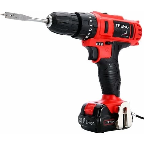 Perceuse Visseuse A Percussion Sans Fil TEENO PSR 21V ,Deux 1.5A Batteries Visseuse Devisseuse Sans Fil,20 Accessoires,gants Professionnels 5 Perceuse Visseuse A Percussion Sans Fil TEENO PSR 21V ,Deux 1.5A Batteries Visseuse Devisseuse Sans Fil,20 Accessoires,gants Professionnels – Image 3