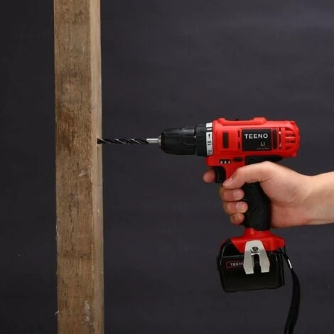 Perceuse Visseuse A Percussion Sans Fil TEENO PSR 21V ,Deux 1.5A Batteries Visseuse Devisseuse Sans Fil,20 Accessoires,gants Professionnels 6 Perceuse Visseuse A Percussion Sans Fil TEENO PSR 21V ,Deux 1.5A Batteries Visseuse Devisseuse Sans Fil,20 Accessoires,gants Professionnels – Image 4