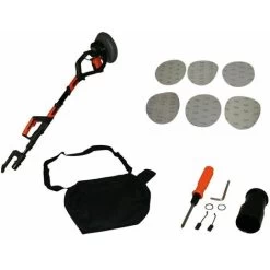 Varan Motors - Dmj-700C Ponceuse à Bras Girafe Téléscopique 710w Pour Plâtre Et Plaque De Plâtre, Plafonnage à Transmission Automatique