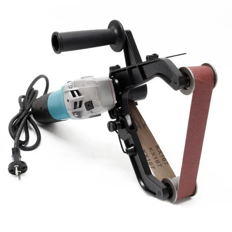 Ponceuse à Bande 760mm 1300W 3 Tailles De Grain 80/100/120 Meulage Polissage Égrener Bande Abrasive 4 Ponceuse à Bande 760mm 1300W 3 Tailles De Grain 80/100/120 Meulage Polissage Égrener Bande Abrasive – Image 2