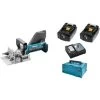 Makita DPJ180RMJ Lamelleuse Sans-fil 18V Li-ion - Kit Complet (2x Batterie 4,0 Ah) Dans MAKPAC 1 Makita DPJ180RMJ Lamelleuse Sans-fil 18V Li-ion - Kit Complet (2x Batterie 4,0 Ah) Dans MAKPAC -Outils Électriques 15118354 1