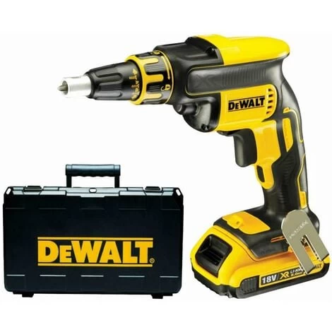 Visseuse Plaques De Plâtres DEWALT 18V 2.0Ah + 2 Batteries + Chargeur - DCF620D2 3 Visseuse Plaques De Plâtres DEWALT 18V 2.0Ah + 2 Batteries + Chargeur - DCF620D2