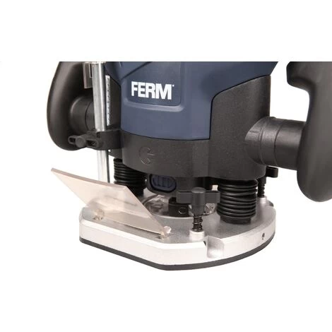 FERM PRM1015 Défonceuse 1300W - Incl. 6 Fraises, Éclairage LED Et Set D'accessoires 7 FERM PRM1015 Défonceuse 1300W - Incl. 6 Fraises, Éclairage LED Et Set D'accessoires – Image 5