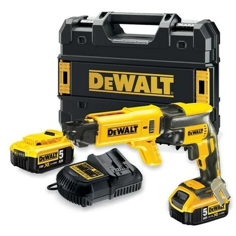 DeWalt DCF620P2K - Set D'outils à Batteries 18V - Visseuse Plaques De Plâtre (2x Batterie 5.0Ah) Dans TSTAK - Moteur Sans Charbon 3 DeWalt DCF620P2K - Set D'outils à Batteries 18V - Visseuse Plaques De Plâtre (2x Batterie 5.0Ah) Dans TSTAK - Moteur Sans Charbon