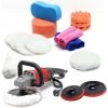 Machine à Polir Meuleuse Set 21 Pcs. 1200 W 3000 T/min Max. Polisseuse 6 Niveaux Rectifieuse -Outils Électriques 16786188 1