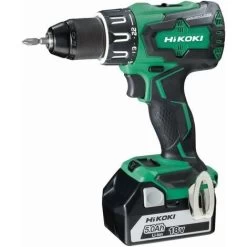 Perceuse Visseuse à Percussion 70Nm HIKOKI 18V 5.0Ah Induction - 2 Batteries + Chargeur En Coffret - DV18DBSLWJZ -Outils Électriques 18525830 2