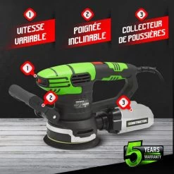 Ponceuse Excentrique 450w - 125mm - Constructor -Outils Électriques 19495756 2