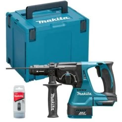 Perfo-burineur MAKITA DHR243ZJ En Coffret MakPac - 18V LXT - SDS-Plus 2J - Produit Seul
