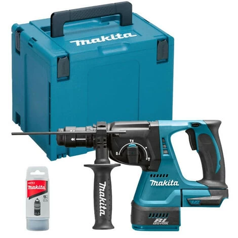 Perfo-burineur MAKITA DHR243ZJ En Coffret MakPac - 18V LXT - SDS-Plus 2J - Produit Seul 3 Perfo-burineur MAKITA DHR243ZJ En Coffret MakPac - 18V LXT - SDS-Plus 2J - Produit Seul