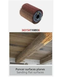 Brosse A Lamelles Abrasives Ø80mm - L 100mm Pour Poncer 7 Brosse A Lamelles Abrasives Ø80mm - L 100mm Pour Poncer -Outils Électriques 20977591 3