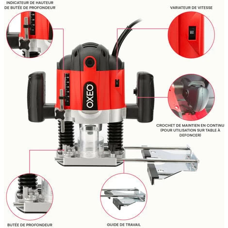 Ensemble Table Et Défonceuse 1200w 5 Ensemble Table Et Défonceuse 1200w – Image 3