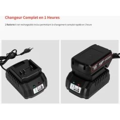 Perceuse Visseuse à Percussion Sans Fil TEENO-916 - 2x20V - 2,0Ah - 69 Accessoires -Outils Électriques 23114277 3