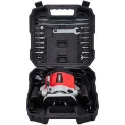 Défonceuse 1200 Watts TEENO, Mallette,12 Fraises,2 Brosse à Charbon 9 Défonceuse 1200 Watts TEENO, Mallette,12 Fraises,2 Brosse à Charbon -Outils Électriques 23114282 3