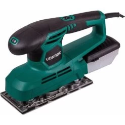 Ponceuse Vibrante 240W – 90x187mm – Boîtier De Récupération De Poussière Et 12 Feuilles Abrasives Inclus -Outils Électriques 23286937 4