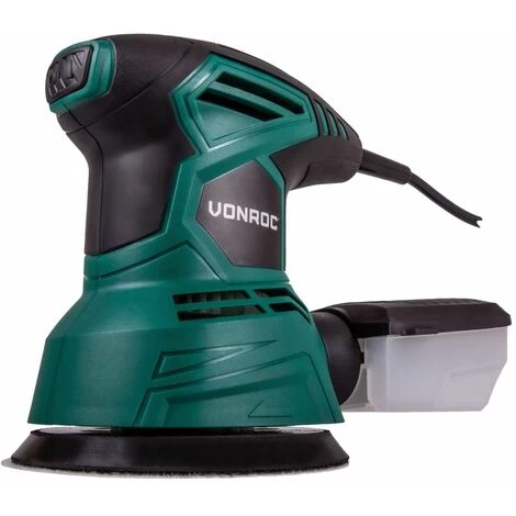 Ponceuse Orbitale Excentrique 300W – Ø 125mm - Boîte à Poussière Et 12 Feuilles Abrasives Inclus 5 Ponceuse Orbitale Excentrique 300W – Ø 125mm - Boîte à Poussière Et 12 Feuilles Abrasives Inclus – Image 3