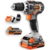 Perceuse Visseuse Sans Fil - FUXTEC FX-E1BS20 - 20V 21000 Frappes/min - Set Avec 2 Batteries 2Ah Et Chargeur 1A -Outils Électriques 23347982 1