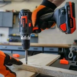 Perceuse Visseuse Sans Fil - FUXTEC FX-E1BS20 - 20V 21000 Frappes/min - Set Avec 2 Batteries 2Ah Et Chargeur 1A -Outils Électriques 23347982 3