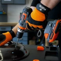 Perceuse Visseuse Sans Fil - FUXTEC FX-E1BS20 - 20V 21000 Frappes/min - Set Avec 2 Batteries 2Ah Et Chargeur 1A -Outils Électriques 23347982 4