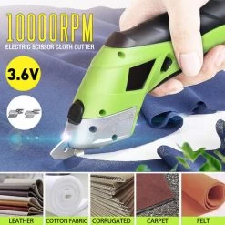 Manta Ciseaux électrique Couture Rechargeable Sans Fil 3.6V 10000rpm Avec Batterie Intégrée, Cutter électrique Avec Multi-cutter Au Lithium -Outils Électriques 23561722 4