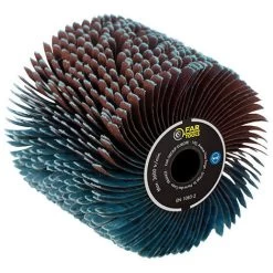 Brosse à Lanières Abrasives D. 120 X 100 Mm X Al. 20 Mm Pour Rénovateur REX 120C