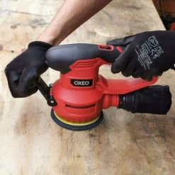 Ponceuse Excentrique 450w Ponceuse Orbitale à Vitesse Variable - Fournie 6 Disques Abrasifs 125mm - 6 Vitesses D'oscillation -Outils Électriques 24995005 3