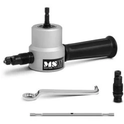 MSW Grignoteuse À Tôle Deux Tête Feuille Métal Accessoire Perceuse Électrique ≤2mm