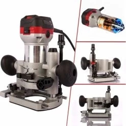 AREBOS Défonceuse électrique Machine à Fraiser 710W Sac à Outils Fraiseuse à Bois Routeur à Bois