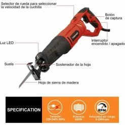 Scie Sabre 850W TEENO,2 Lames Fournies -Outils Électriques 27793861 4