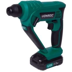 Marteau Perforateur Sans Fil 20V VPower - 2 Batteries 2.0Ah, Chargeur De Batterie, SDS-plus, Forets Et Embouts De Vissage Inclus -Outils Électriques 27975258 2