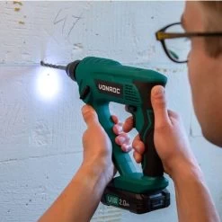 Marteau Perforateur Sans Fil 20V VPower - 2 Batteries 2.0Ah, Chargeur De Batterie, SDS-plus, Forets Et Embouts De Vissage Inclus -Outils Électriques 27975258 5