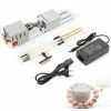 Travail Du Bois Bricolage Tour 100W Mini Tour Machine à Bois Bricolage Set Tour Avec L'UE Adaptateur (Lathe Miniature Standard + Fonction De Polissage) -Outils Électriques 31970167 1