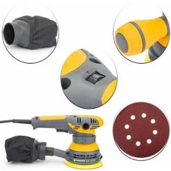 Ponceuse Orbitale Aléatoire électrique 1100W Ø 125 Mm 9 Ponceuse Orbitale Aléatoire électrique 1100W Ø 125 Mm -Outils Électriques 32152297 3