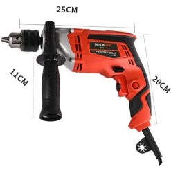 BLACKPINE - Perceuse Percussion, 57pcs Kit D'accessoires, Perceuse à Percussion 850W 3000R/PM, Perforateur Taille De Mandrin 0-13mm -Outils Électriques 32703007 3