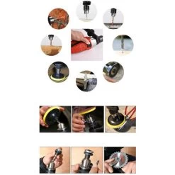 BLACKPINE - Perceuse Percussion, 57pcs Kit D'accessoires, Perceuse à Percussion 850W 3000R/PM, Perforateur Taille De Mandrin 0-13mm -Outils Électriques 32703007 4