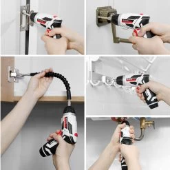 BLACKPINE- Visseuse Sans Fil 5Nm, 44 Accessoires Tournevis Sans Fil, 1300mAh Avec Chargeur USB, 6 +1 Niveau Reglages Du Couple, 2 Lampe LED, 2 Position Poigne Reglable, Boîte Compacte 10 BLACKPINE- Visseuse Sans Fil 5Nm, 44 Accessoires Tournevis Sans Fil, 1300mAh Avec Chargeur USB, 6 +1 Niveau Reglages Du Couple, 2 Lampe LED, 2 Position Poigne Reglable, Boîte Compacte -Outils Électriques 32703015 4