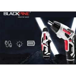 BLACKPINE- Visseuse Sans Fil 5Nm, 44 Accessoires Tournevis Sans Fil, 1300mAh Avec Chargeur USB, 6 +1 Niveau Reglages Du Couple, 2 Lampe LED, 2 Position Poigne Reglable, Boîte Compacte 11 BLACKPINE- Visseuse Sans Fil 5Nm, 44 Accessoires Tournevis Sans Fil, 1300mAh Avec Chargeur USB, 6 +1 Niveau Reglages Du Couple, 2 Lampe LED, 2 Position Poigne Reglable, Boîte Compacte -Outils Électriques 32703015 5