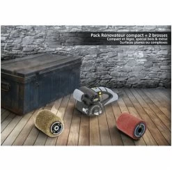 FARTOOLS PACK REX80 RENOVATEUR COMPACT + BROSSE FIL LAITONNE + + BROSSE FIBRE SYNTHETIQUE