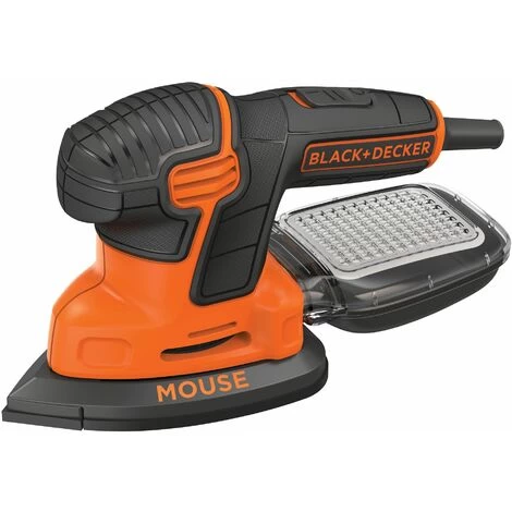 Black & Decker Ponceuse Mouse Filaire 120W Avec Accessoires BLACK+DECKER KA2000-QS 4 Black & Decker Ponceuse Mouse Filaire 120W Avec Accessoires BLACK+DECKER KA2000-QS – Image 2