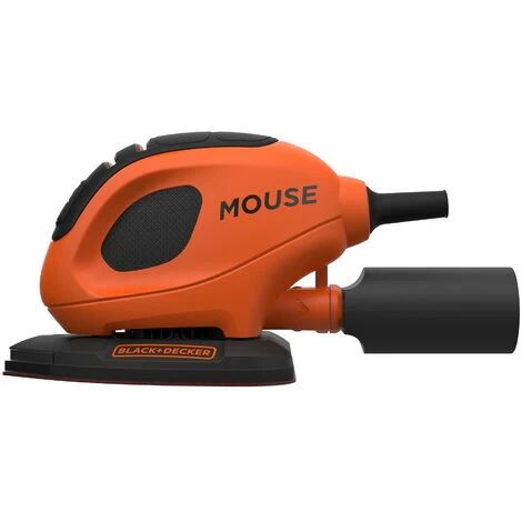Black & Decker BLACK+DECKER Ponceuse De Détail Mouse Filaire 55W Fixation Auto-agrippante + 6 Abrasifs 4 Black & Decker BLACK+DECKER Ponceuse De Détail Mouse Filaire 55W Fixation Auto-agrippante + 6 Abrasifs – Image 2