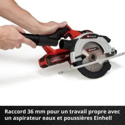 Einhell Scie Circulaire Ø165mm Sans Fil TE-CS 18/165-1 Li Solo Power X-Change (18V, Lame Ø165 X 20mm, Réglage Sans Outil De La Profondeur Et De L’angle D’inclinaison) Livré Sans Batterie Ni Chargeur -Outils Électriques 36889420 3