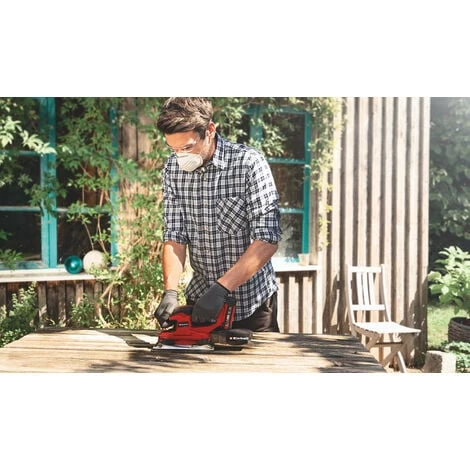 Einhell Ponceuse Vibrante Sans Fil TE-OS 18/230 Li- Solo Power X-Change (18V, Fixation Auto-agrippante, Semelle En Aluminium, Sac à Poussières, Avec 3 Feuilles De Papier Abrasif) Livré Sans Batterie 4 Einhell Ponceuse Vibrante Sans Fil TE-OS 18/230 Li- Solo Power X-Change (18V, Fixation Auto-agrippante, Semelle En Aluminium, Sac à Poussières, Avec 3 Feuilles De Papier Abrasif) Livré Sans Batterie – Image 2