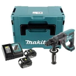 Perforateur Burineur SDS-Plus 2J 18V LXT (2x5,0 Ah) En MAKPAC - MAKITA DHR202RTJ