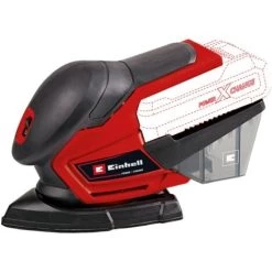 Einhell Ponceuse Multifonctions Sans Fil TE-OS 18/150 Li-Solo Power X-Change (18 V, 24 000 Oscillations/min, Bac Collecteur De Poussière, Avec 6 Feuilles Abrasives) Livré Sans Batterie Ni Chargeur
