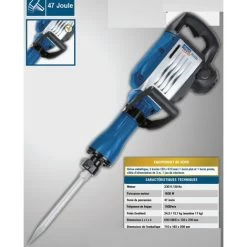 Scheppach - Marteau Piqueur 1600W 47J Avec 2 Burins - AB1600 6 Scheppach - Marteau Piqueur 1600W 47J Avec 2 Burins - AB1600 -Outils Électriques 39917982 2