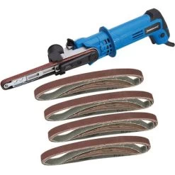 Silverline Lot Lime Electrique Bande Etroite De 13 X 457 Mm + 20 Bandes Assorties