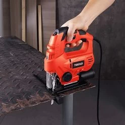 Scie Sauteuse 650W TEENO,6 Vitesses Réglables, Angle D'inclinaison ±45 ° -Outils Électriques 44260279 4