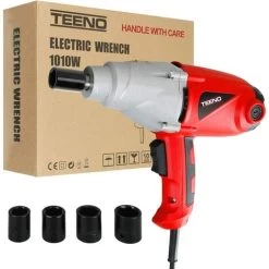 Clé à Choc électrique Avec 4 Douilles En Coffret 1010W TEENO -Outils Électriques 44260281 4
