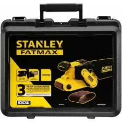 Ponceuse à Bande 1010 W Vitesse 390 M/min, Plateau 533 X 76 Mm, Filaire Et Compacte STANLEY Fatmax FMEW204K-QS - Livrée En Mallette Avec 1 Abrasif 9 Ponceuse à Bande 1010 W Vitesse 390 M/min, Plateau 533 X 76 Mm, Filaire Et Compacte STANLEY Fatmax FMEW204K-QS - Livrée En Mallette Avec 1 Abrasif -Outils Électriques 46233466 3